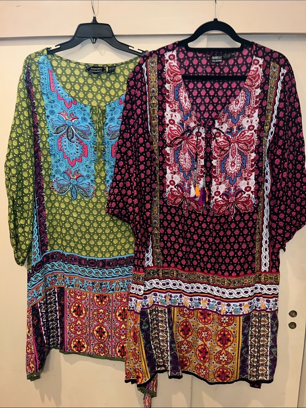 Anandas Bundle Boho Paisley-Print Midi Dresses